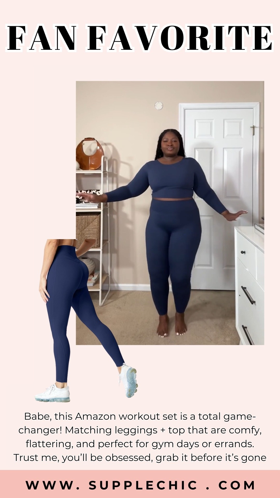 What I’m Actually Wearing Most Days. Not jeans, not trousers… this Amazon workout set. It’s my gym, errand, and “pretend I’m put together” uniform. #AmazonWorkoutSet #AmazonFashion #AmazonFinds #AthleisureStyle #EverydayStyle

#LTKActive #LTKFindsUnder50 #LTKStyleTip