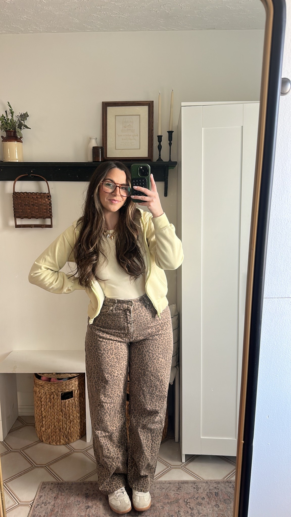 Leopard jeans ootd - loving everything yellow for spring! 💛🌼✨☀️ Linked similar items below 

#LTKcanada #LTKspring #LTKstyletip
