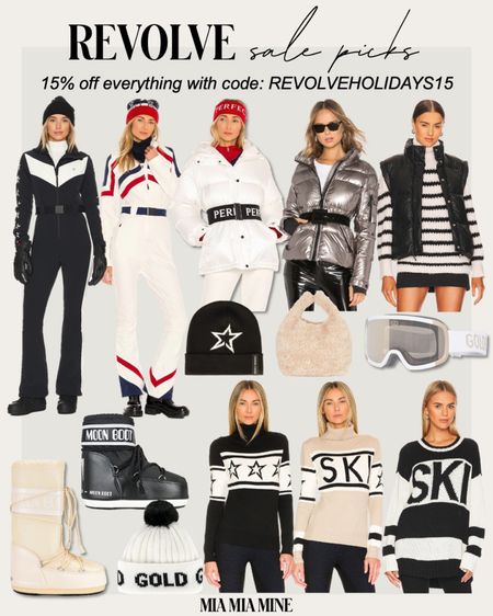 Revolve sale picks - take 15% off everything with code REVOLVEHOLIDAYS15
Ski outfits on sale / Skiwear on sale / winter outfits / snow outfits / winter coats 

#LTKsalealert #LTKstyletip #LTKSeasonal
