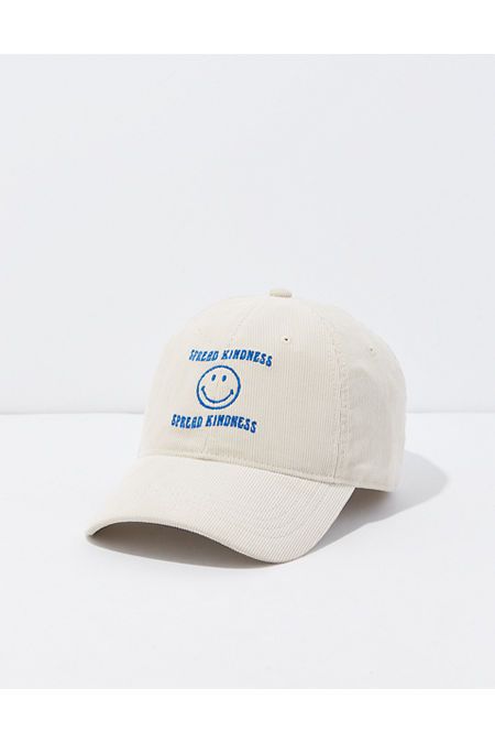 AE Smiley® Corduroy Baseball Hat | American Eagle Outfitters (US & CA)