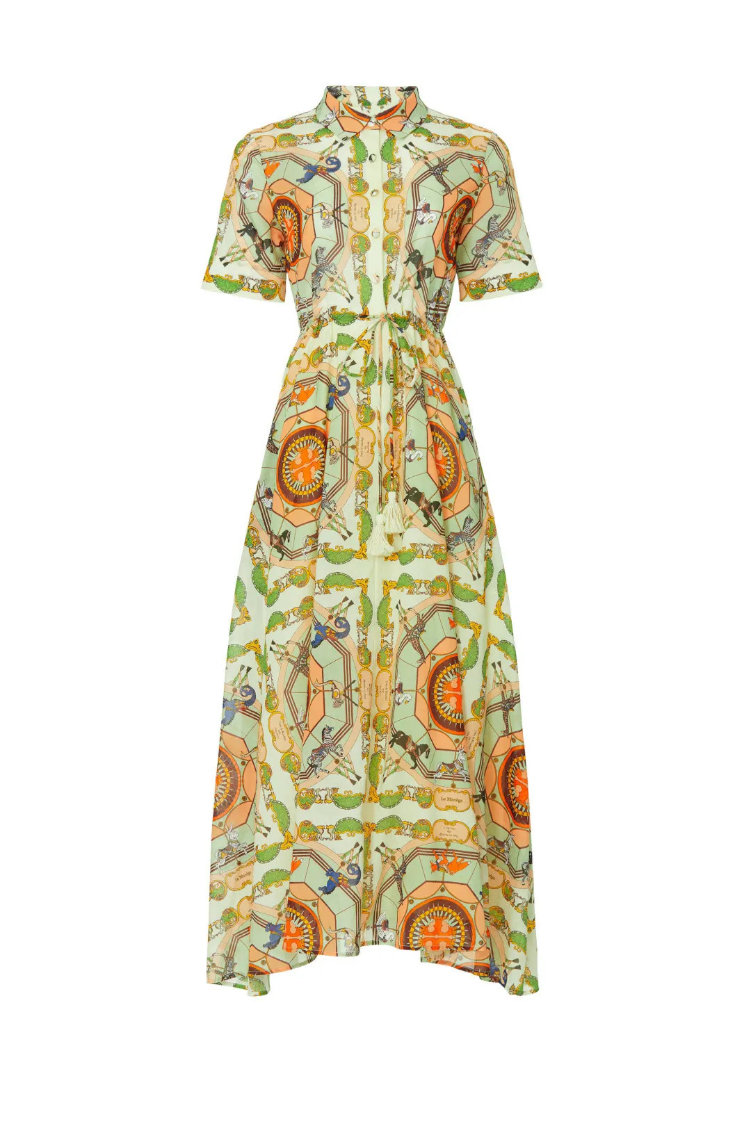Tory Burch Printed Cotton Shirtdress | Rent the Runway