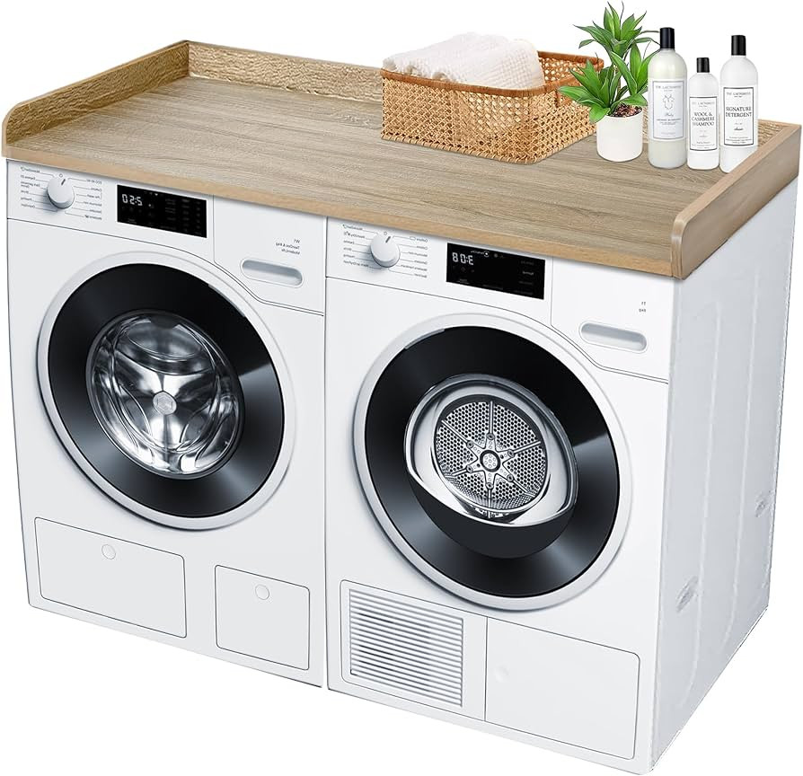 Royxen Laundry Countertop Solid Wood, Countertop for All Front-Loaded Washing Machine and Dryer, ... | Amazon (US)