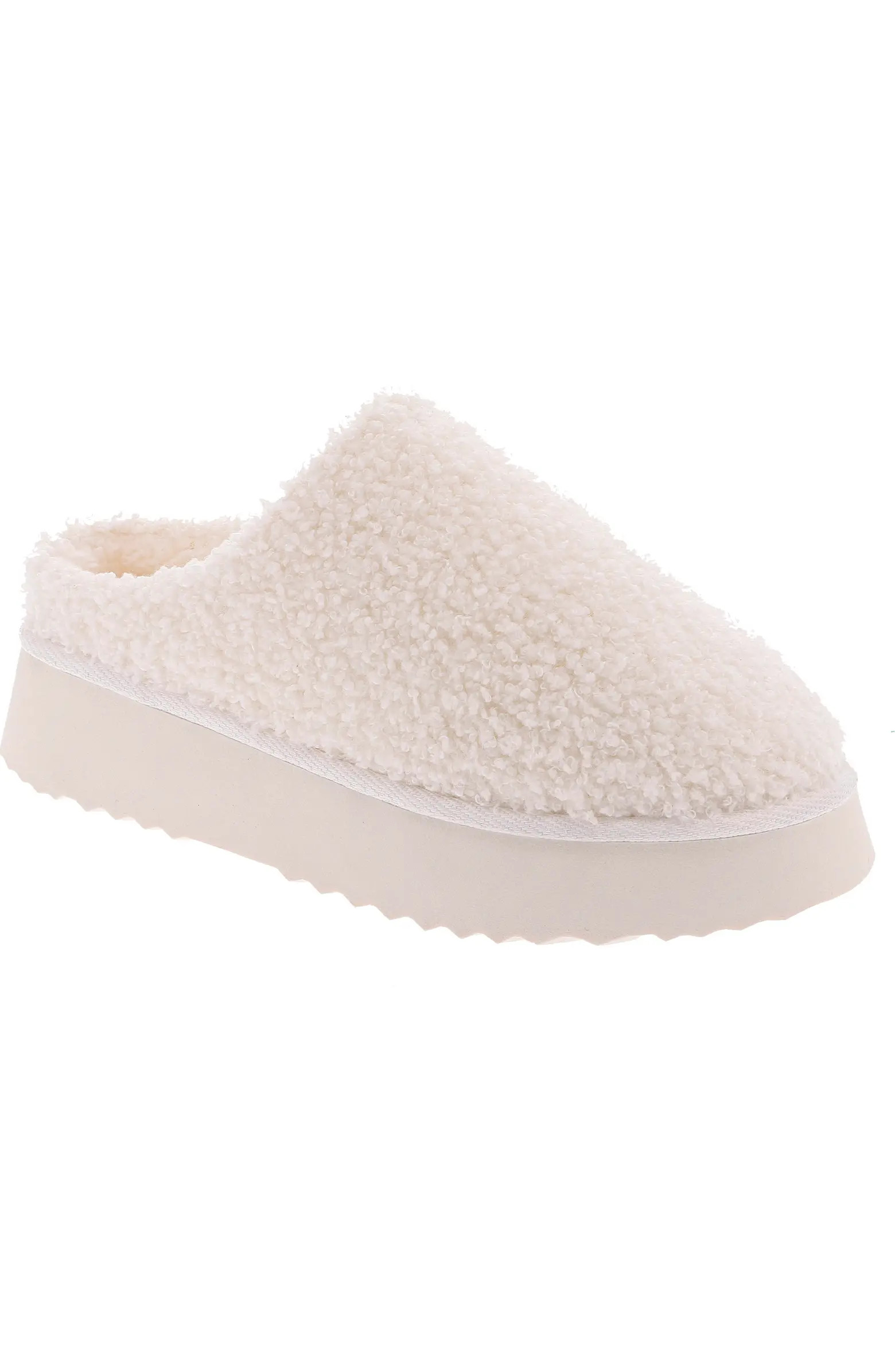 MIA Icee Genuine Shearling Platform Slipper (Women) | Nordstrom | Nordstrom