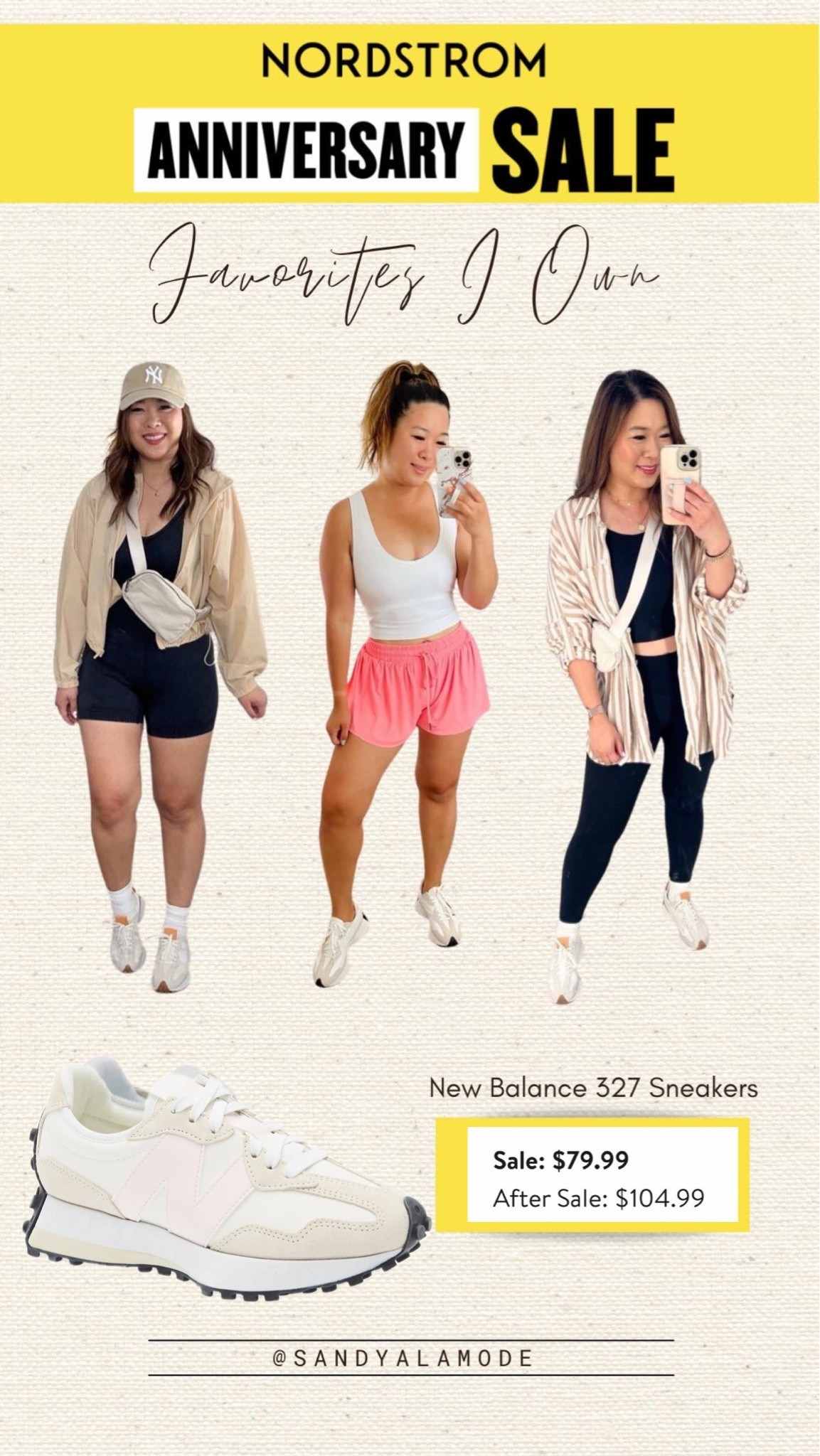 New Balance 327 part of the Nordstrom Sale! Love these sneakers for everyday and travel!