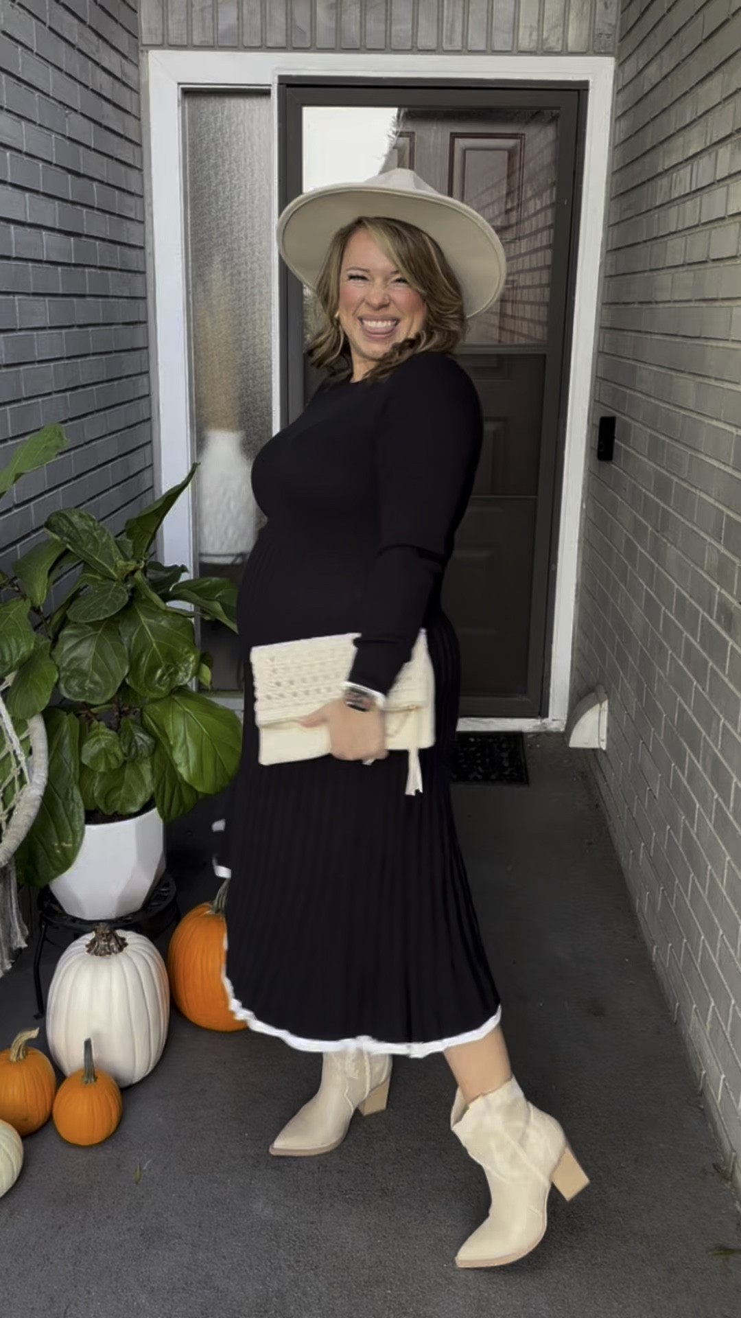 Amazon Black Friday Deals have begun!!!!

I ordered my normal size large in all these dresses and they fit perfectly, even on my growing bump. So if you are not pregnant the black, magenta and pink dresses could easily size down. I would always stick to your normal size in the olive dress.



#LTKMidsize #LTKBump #LTKStyleTip