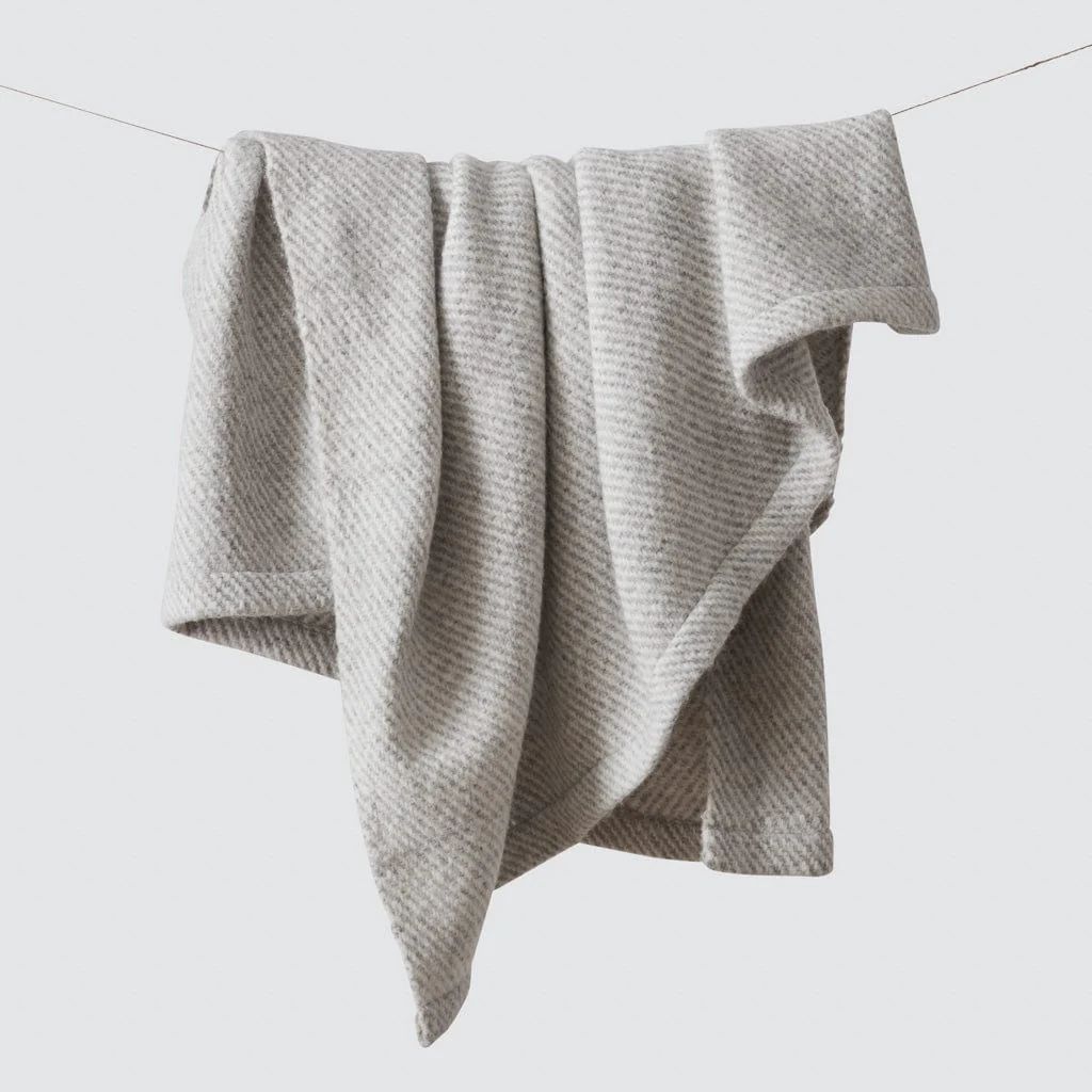 Liso Alpaca Throw Blanket in Grey | Handwoven Throws at The Citizenry | The Citizenry