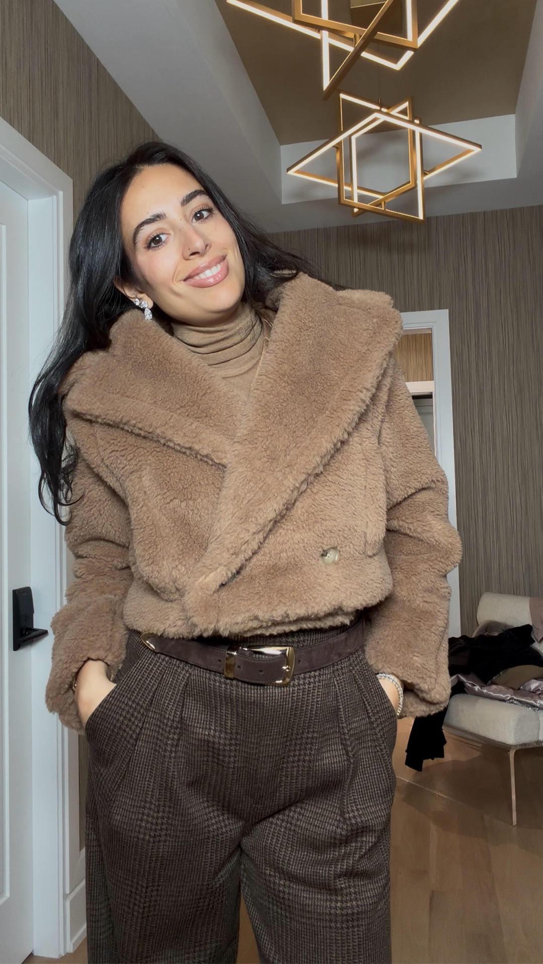 Stepping out for family dinner in this cozy outfits 

Wearing size UK8 in the teddy coat and pants 

#LTKootd #LTKgrwm #LTKHoliday