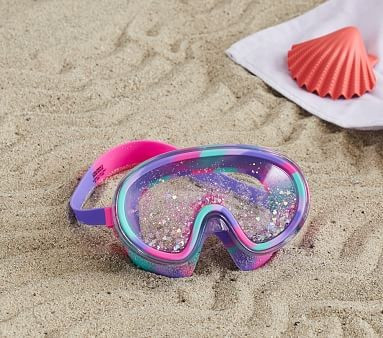 Heart Glitter Swim Mask | Pottery Barn Kids