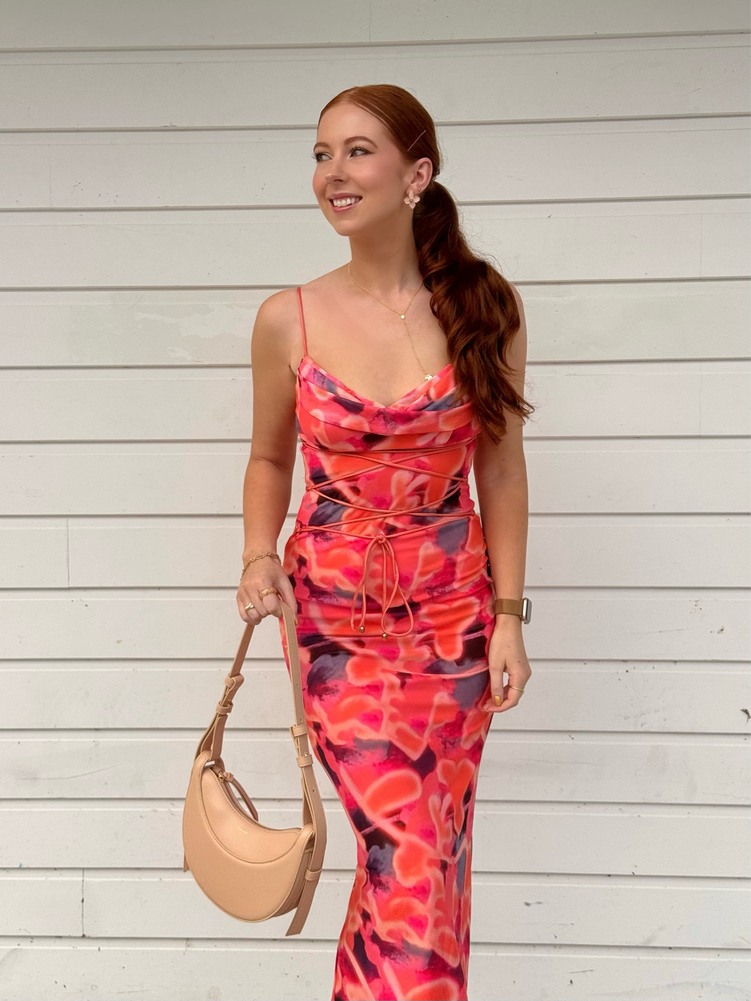 This dress is so pretty, it’s perfect for afternoon drinks! 🍸 
Dress: Hello Molly (M)
Bag: Polene (similar linked)
Heels: London Rebel (similar linked)
Earrings: Shein 

#LTKpartywear #LTKwedding #LTKsummer