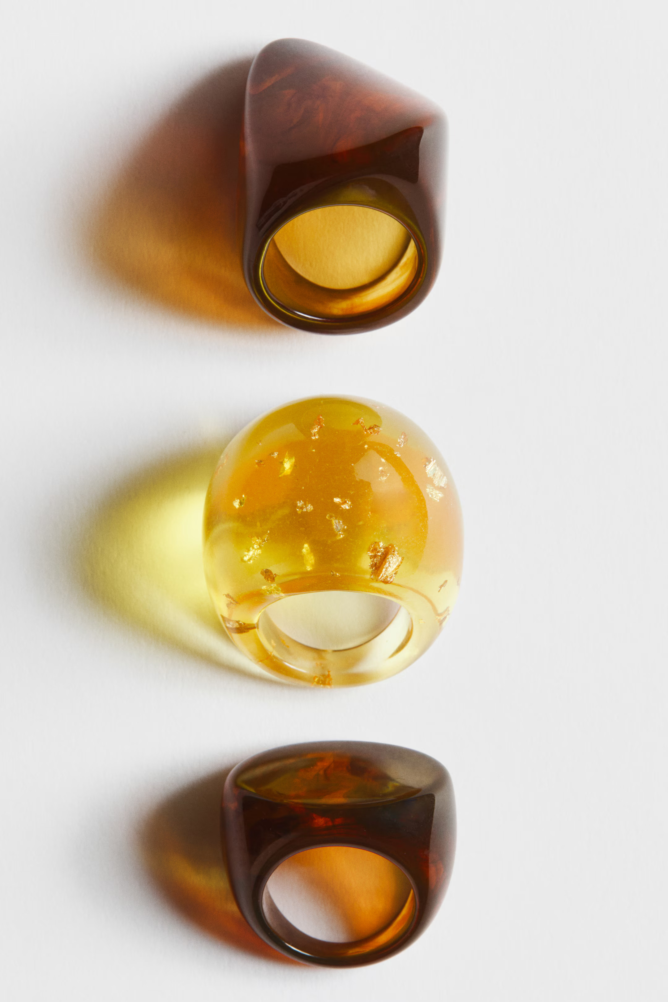 3-Pack Chunky Rings | H&M (US + CA)