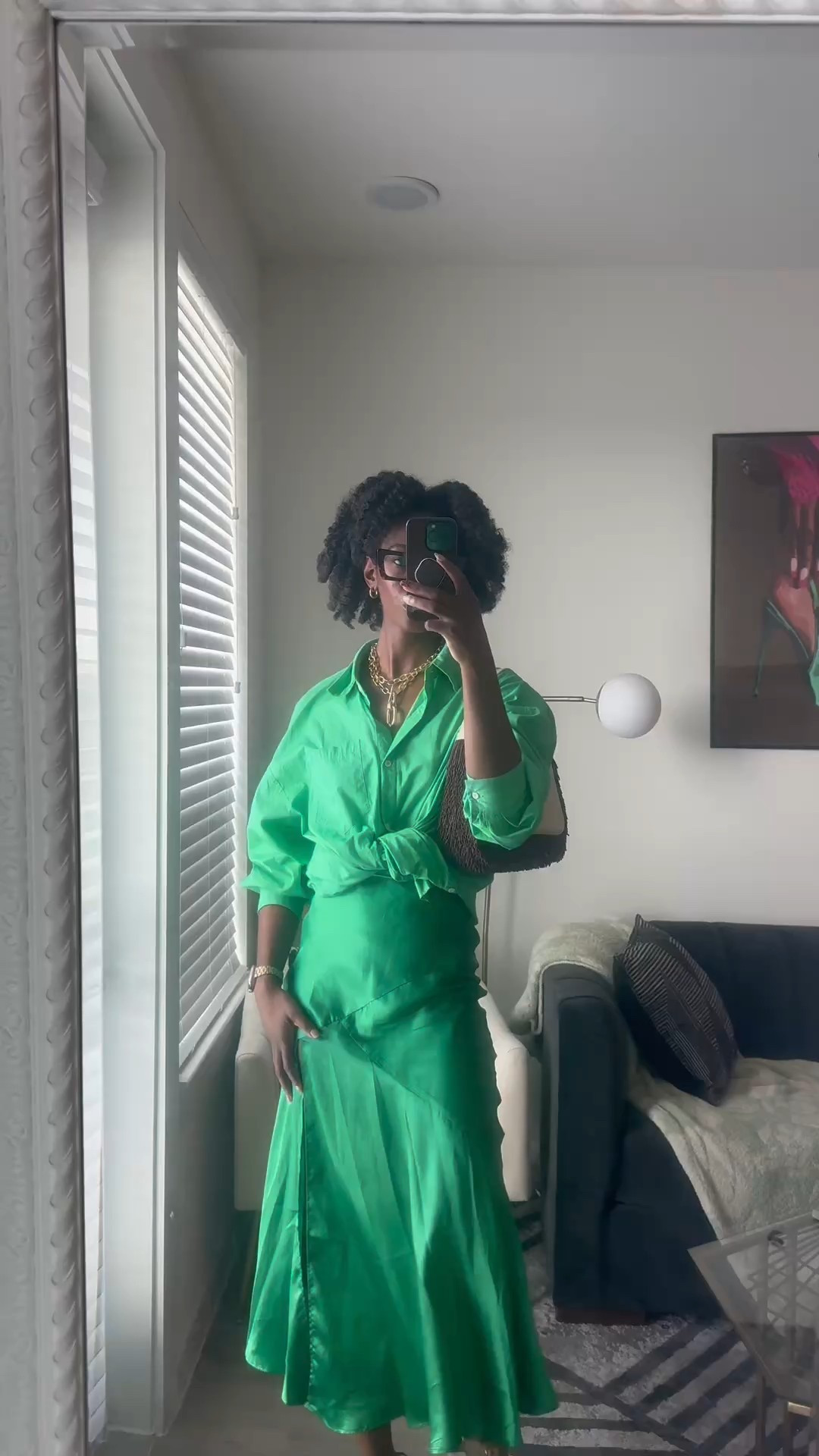 My church outfit on Sunday! 


Church outfit satin skirt outfit green outfit green button down outfit green satin skirt outfit Brandon Blackwood Cortni

#LTKWorkwear #LTKFindsUnder50 #LTKStyleTip