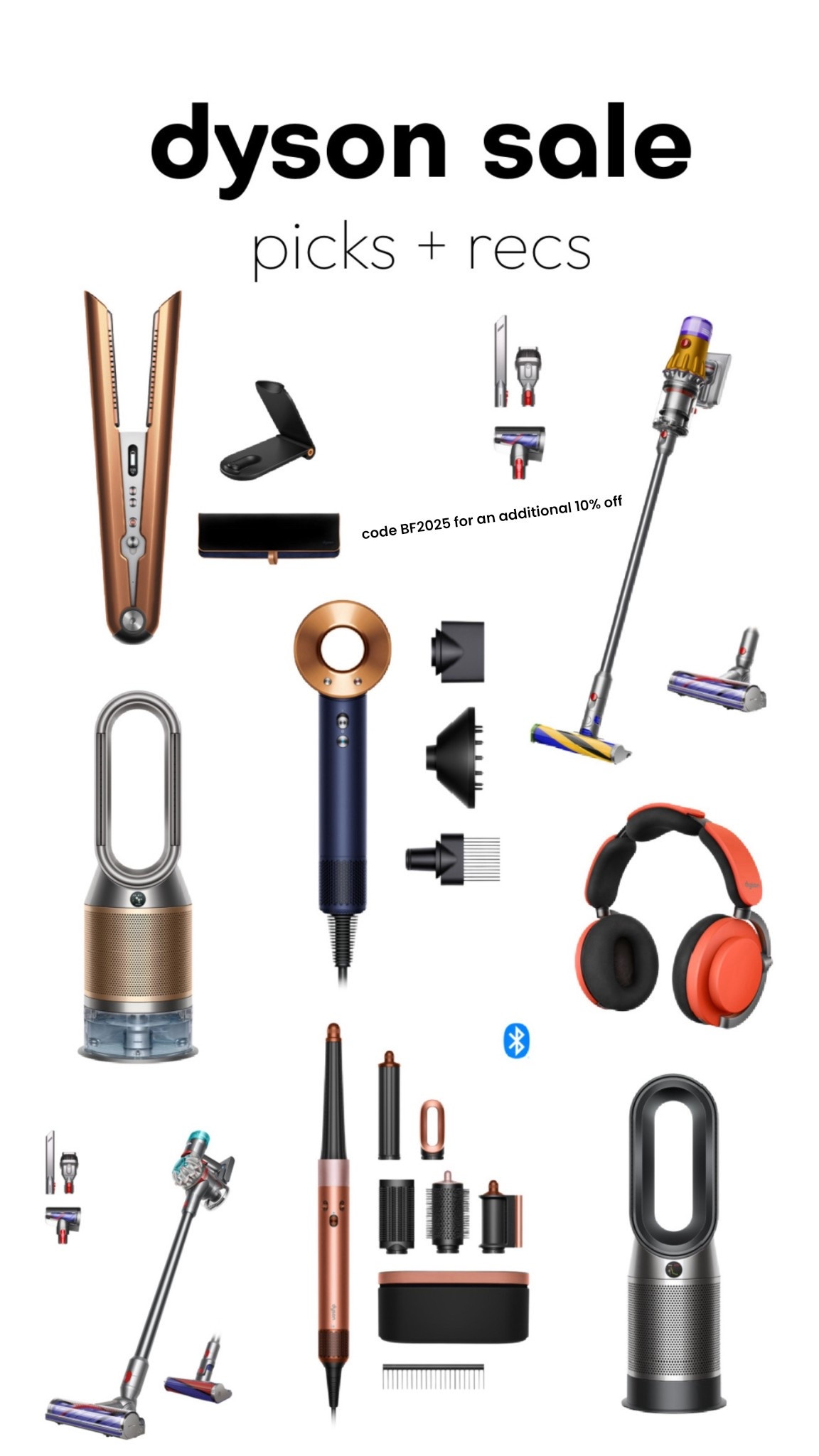 maybe the best dyson deal all year!!! i love my v12 vacuum and my air wrap 🩷 use code BF2025 for an additional 10% off!!!! 

#LTKHoliday #LTKCyberWeek #LTKGiftGuide