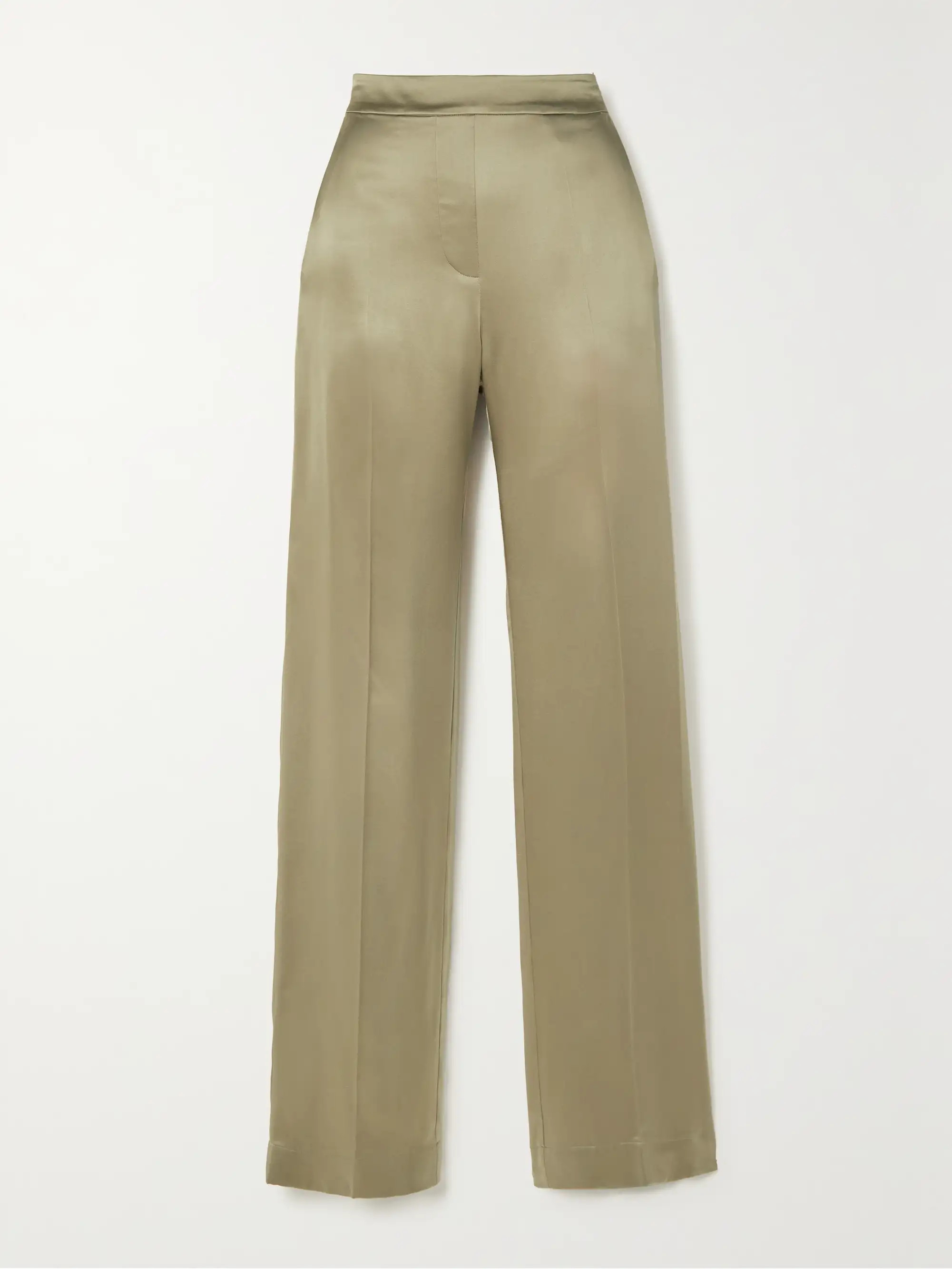 Tova silk-satin straight-leg pants | NET-A-PORTER (US)