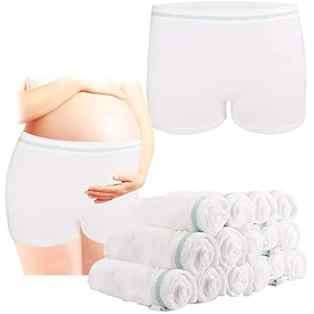 Mesh Underwear Postpartum 20 Counts Disposable Panties Carer Unisex Maternity or Incontinence Briefs | Amazon (US)