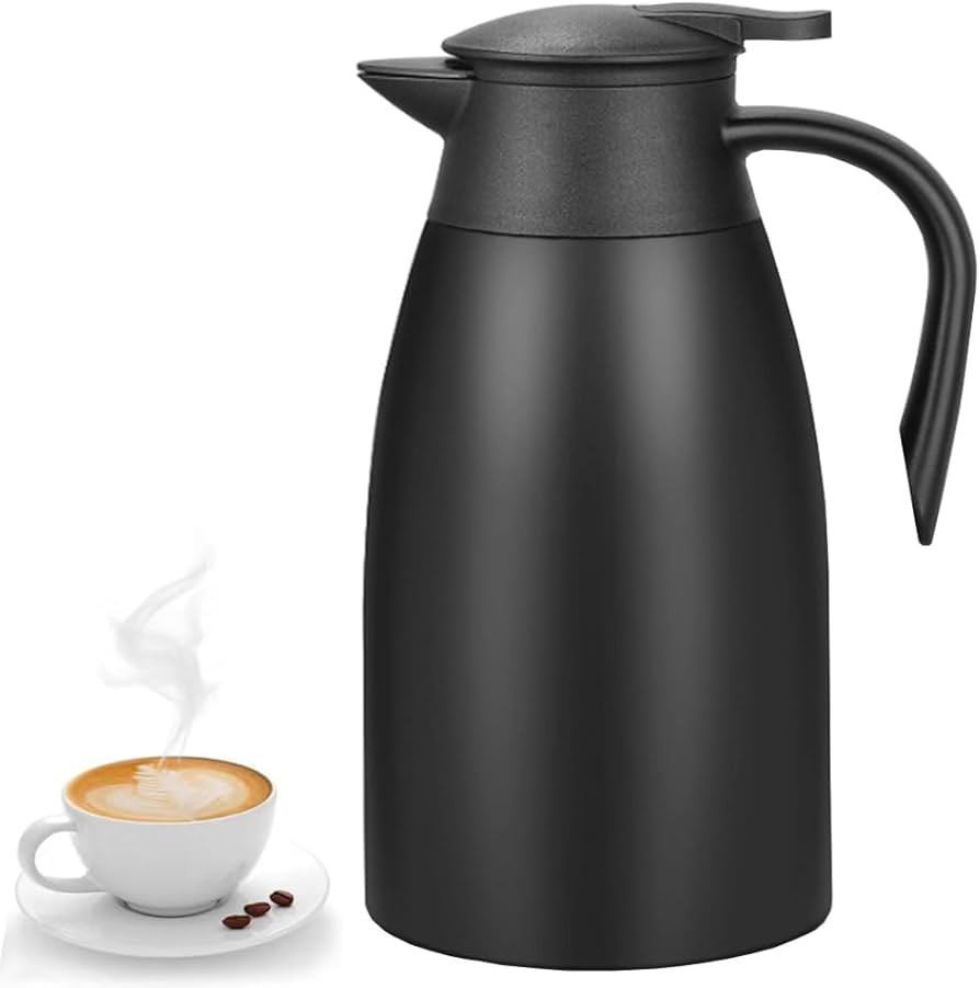 70 oz Thermal Coffee Carafe Stainless Steel, Insulated Coffee Carafe - Double Walled Vacuum Coffe... | Amazon (US)