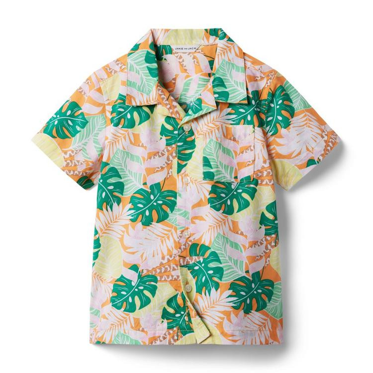 Tropical Poplin Shirt | Janie and Jack