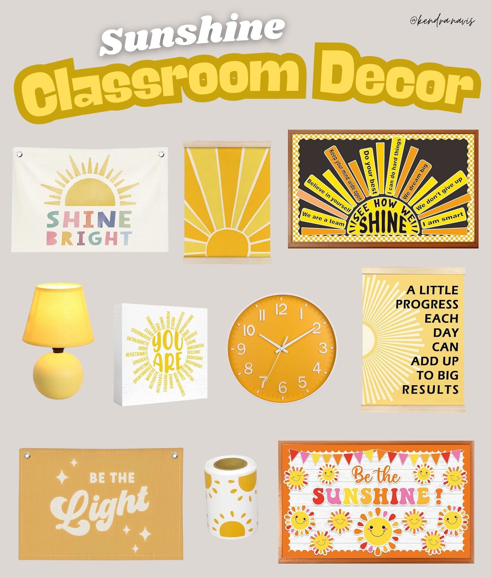 Yellow Sunshine Classroom Decor

Classroom essentials, teacher finds, teacher life, bulletin boarders, yellow decor, preschool, elementary school, middle school, Amazon classroom, classroom posters

#LTKHome