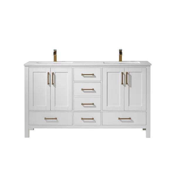 Ryland 60" Double Bathroom Vanity Set | Wayfair Professional