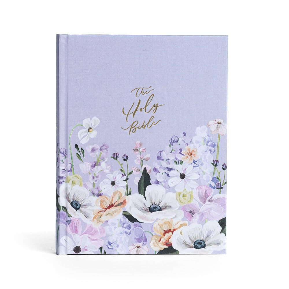 KJV Notetaking Bible, Large Print Hosanna Revival Edition, Lavender/Peach Cloth Over Board, KJV H... | Amazon (US)