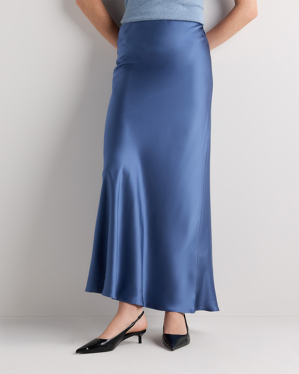 Quince | Women's Maxi Skirt in Dogwood, Size XS, Silk | Quince