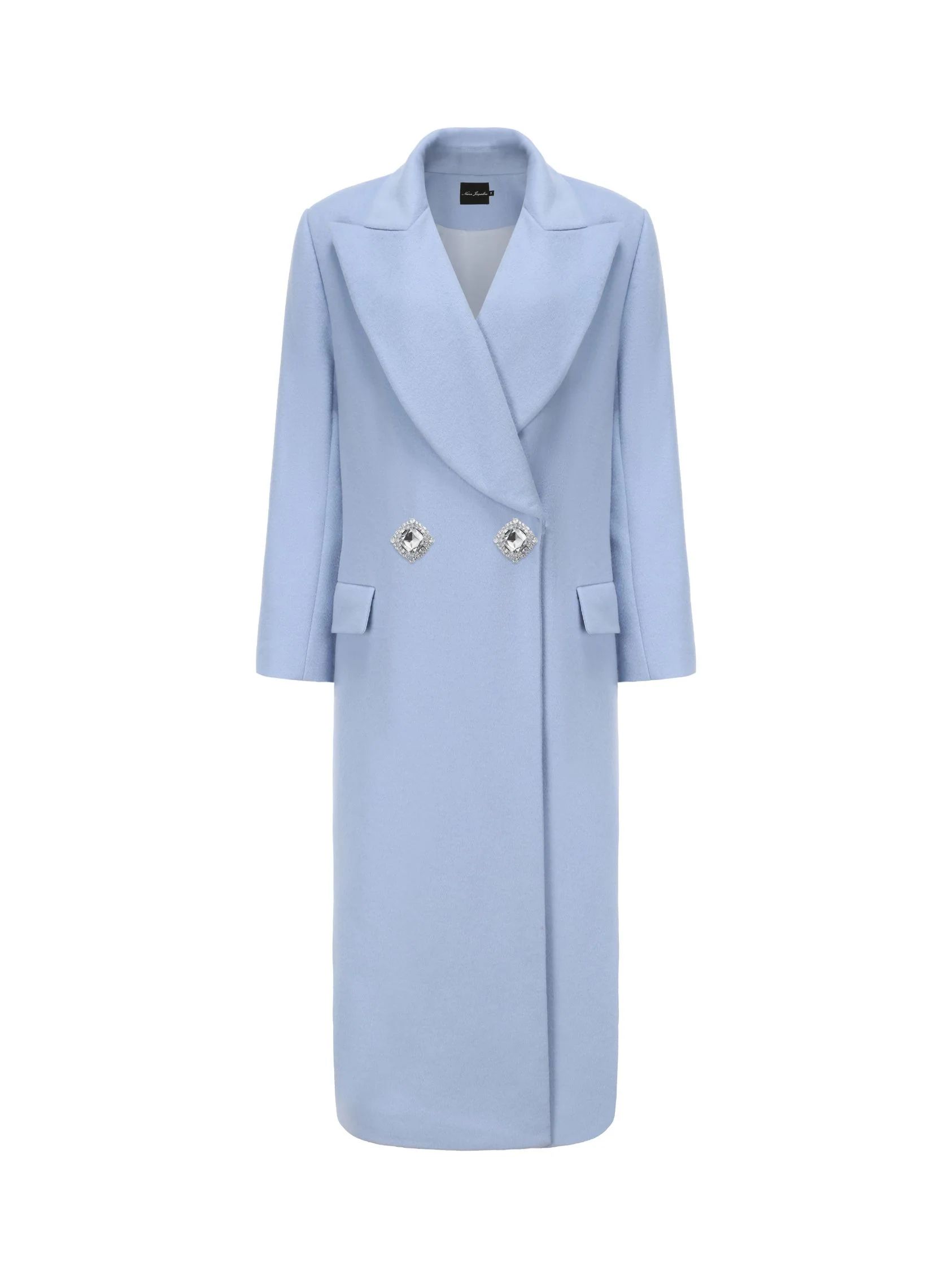 Kimberly Coat (Blue) | Nana Jacqueline