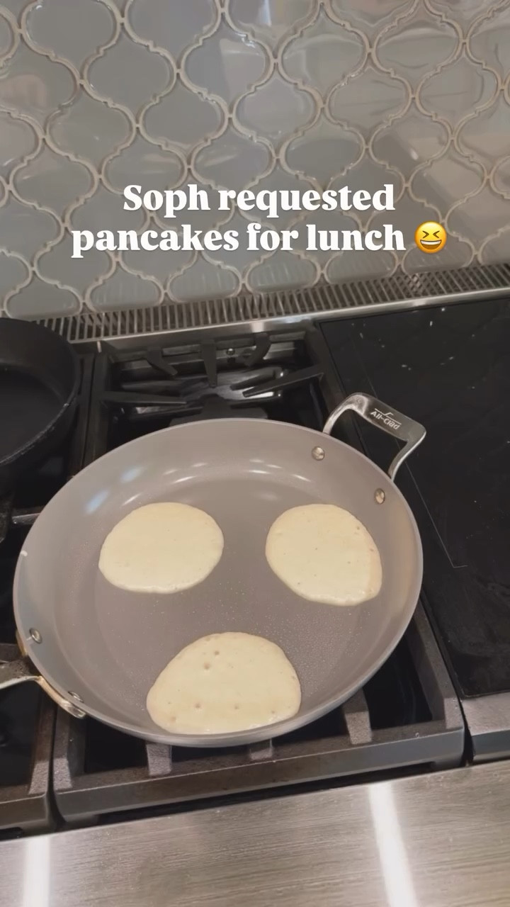 Soph requested pancakes for lunch 😆 this is my favorite pan to cook with! 

#LTKfoodie #LTKHome