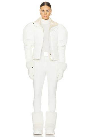 Goldbergh Delphine Goose Down Puffer in Cream from Revolve.com | Revolve Clothing (Global)