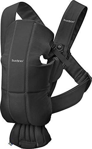 BABYBJÖRN Baby Carrier Mini, Cotton, Black | Amazon (US)