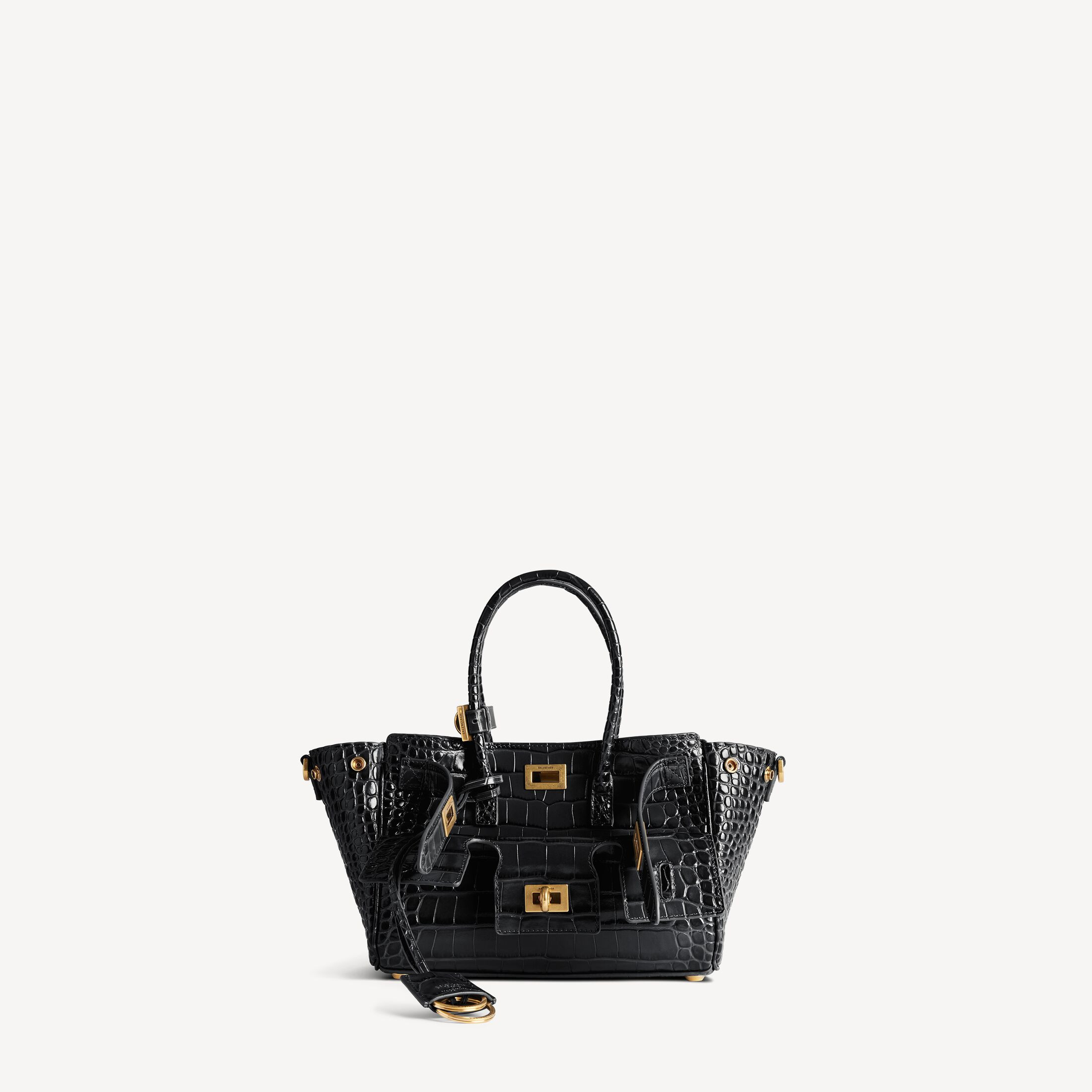 Balenciaga Bel Air Carry All Bag Mini - Black - Women's | Balenciaga