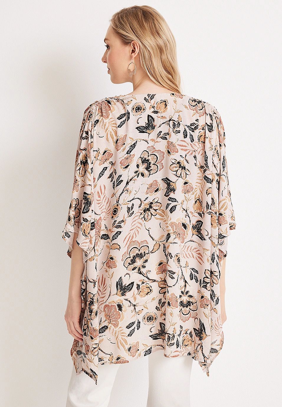 Floral Ruana | Maurices
