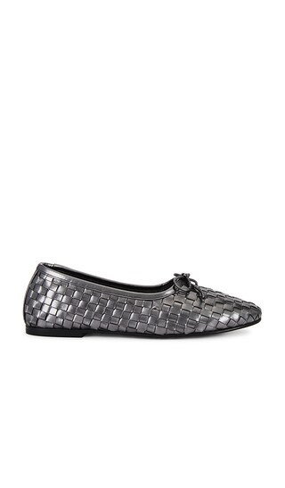 Freda Salvador Roma Flat in Metallic Silver. - size 7.5 | Revolve Clothing (Global)