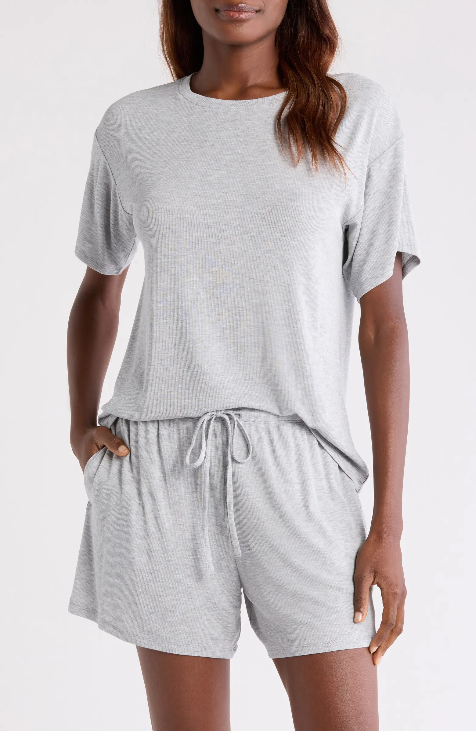 Moonlight Eco Easy Rib Short Pajamas | Nordstrom