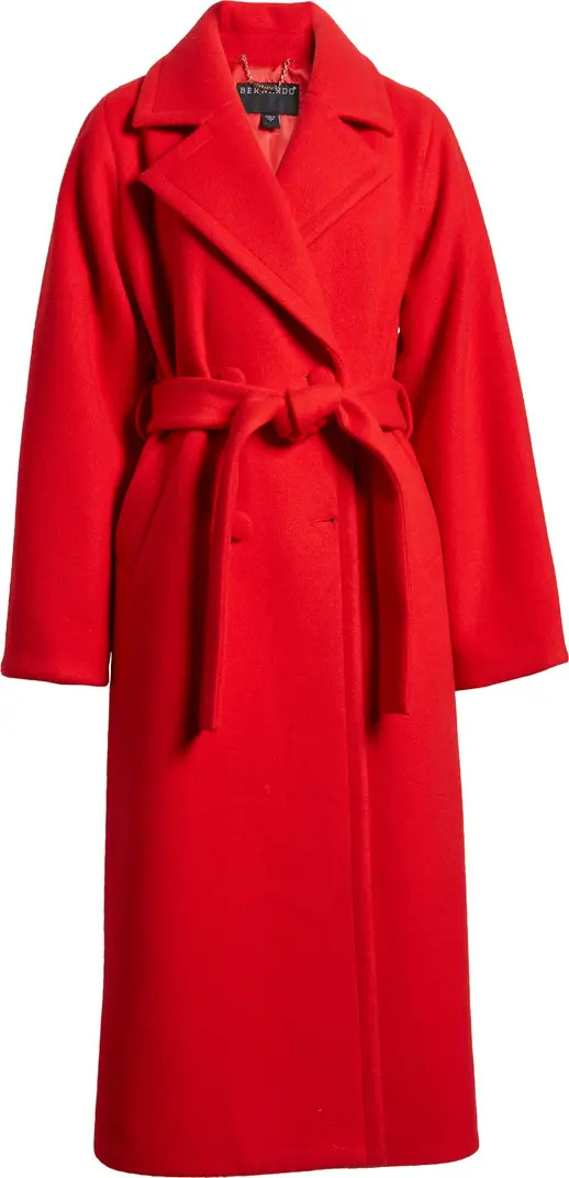 Bernardo Double Breasted Belted Coat | Nordstrom | Nordstrom