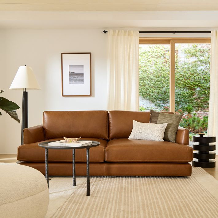 Haven Leather Sofa (84") | West Elm (US)