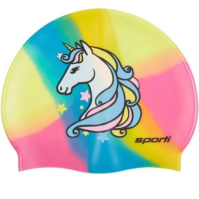Sporti Unicorn Silicone Swim Cap Jr. | Target