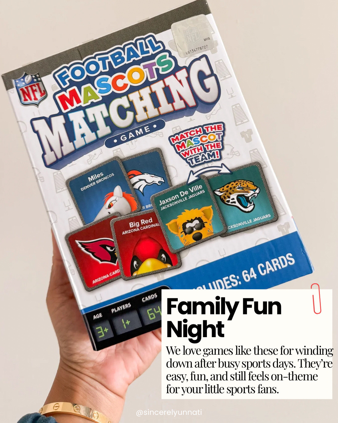 NFL Mascot Matching Game
Sports Games

If your kids are in their sports era right now…Same! 🤍⚾️🏈🏀

Between practices, games, and everything in between, I’ve found a few things that actually make life easier and more fun for all of us.

These are all things we use on repeat—and they make the best gifts too.

Save this for birthdays, holidays, or the next time you need a quick gift idea!
.
.
.
#sportskids #sportsmomlife #giftideasforkids #momlifehacks #youthsports | sports gift ideas for kids, sports mom essentials, baseball mom life, kids sports gear must haves, youth sports gifts, sports organization ideas, gifts for boys who love sports, kids athletic gear, practical gift ideas for kids

#LTKKids #LTKmomlife #LTKHome
