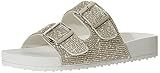 Steve Madden Girls Shoes Girls JTHRILED Slide Sandal, White, 1 Little Kid | Amazon (US)
