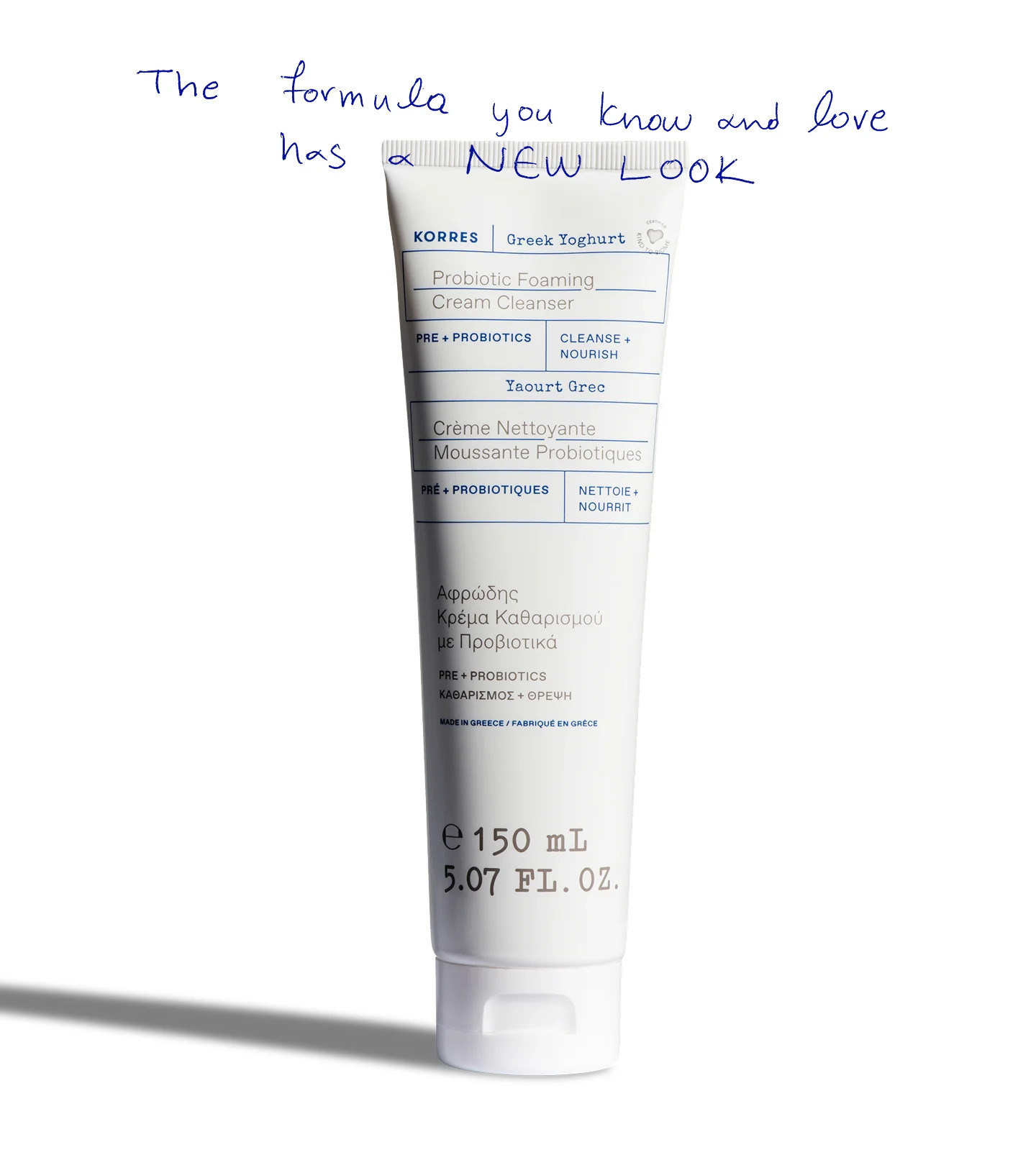 Greek Yoghurt Probiotic Foaming Cream Cleanser | KORRES