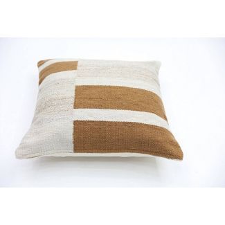 Oversized Blocked Woven Square Throw Pillow - Threshold™ | Target