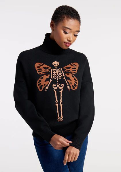 Fairies Can Be Scary Turtleneck Sweater | ModCloth