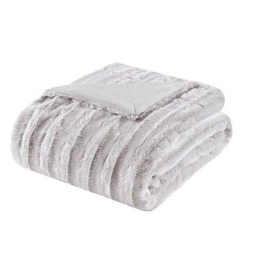 York Long Faux Fur Throw | Target