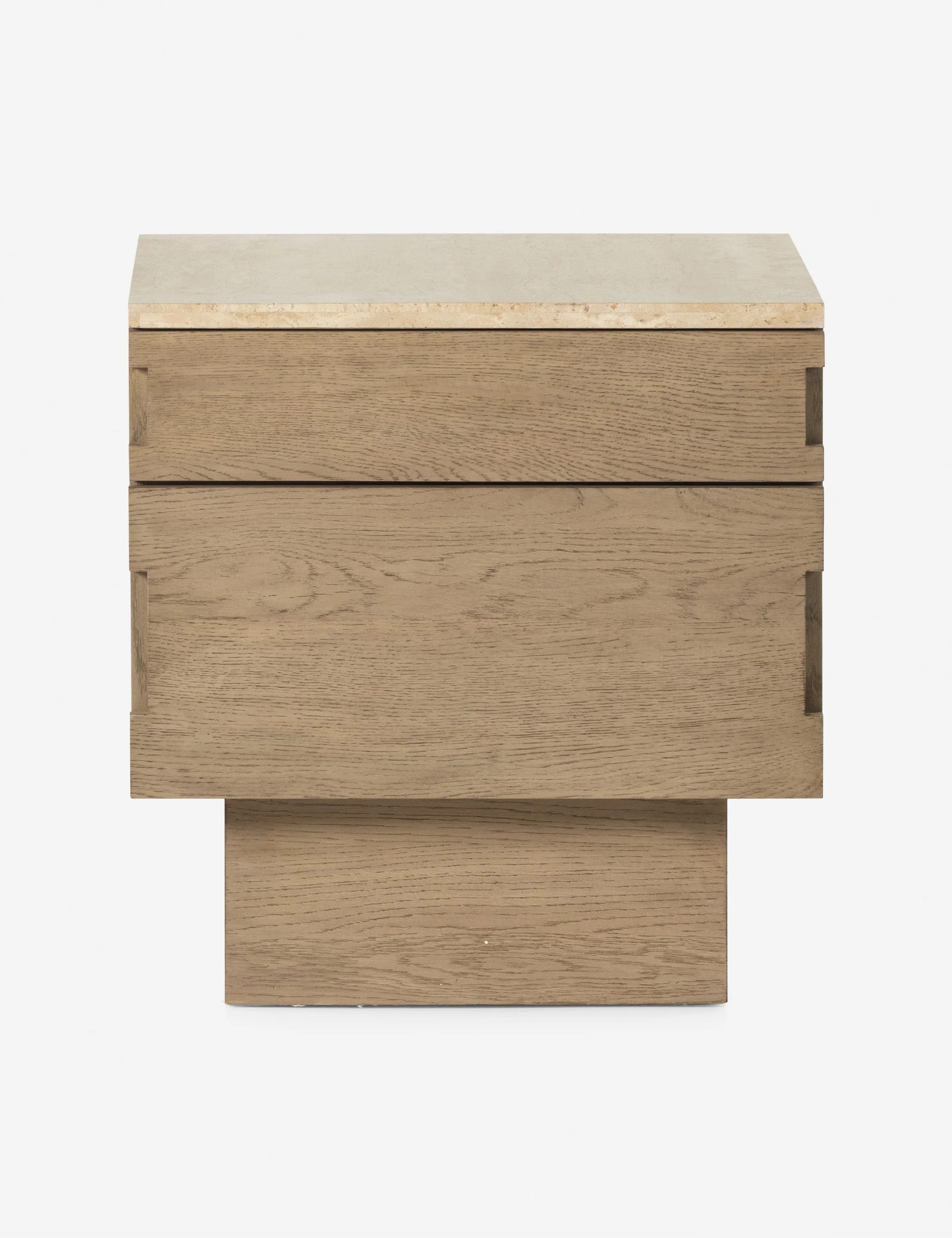 Brecken Nightstand, Natural Oak | Lulu and Georgia 
