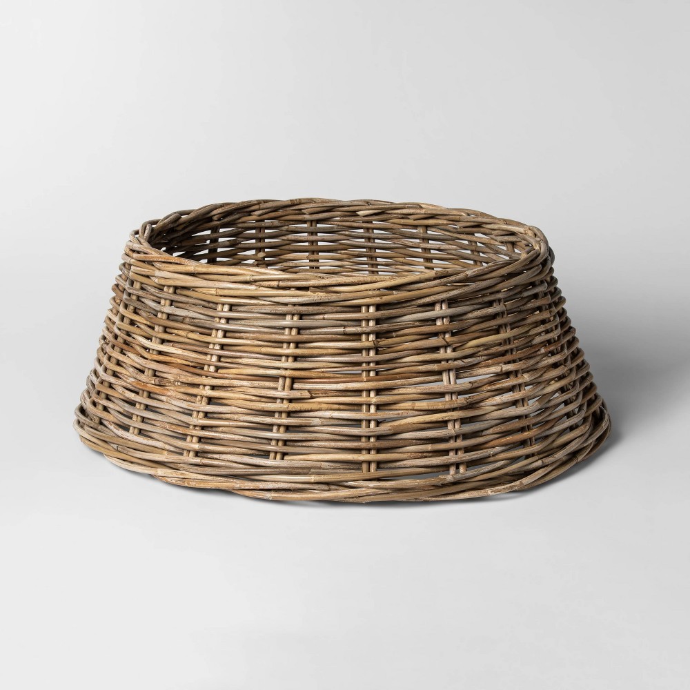 29"" x 11"" Kooboo Rattan Tree Collar Gray - Smith & Hawken | Target