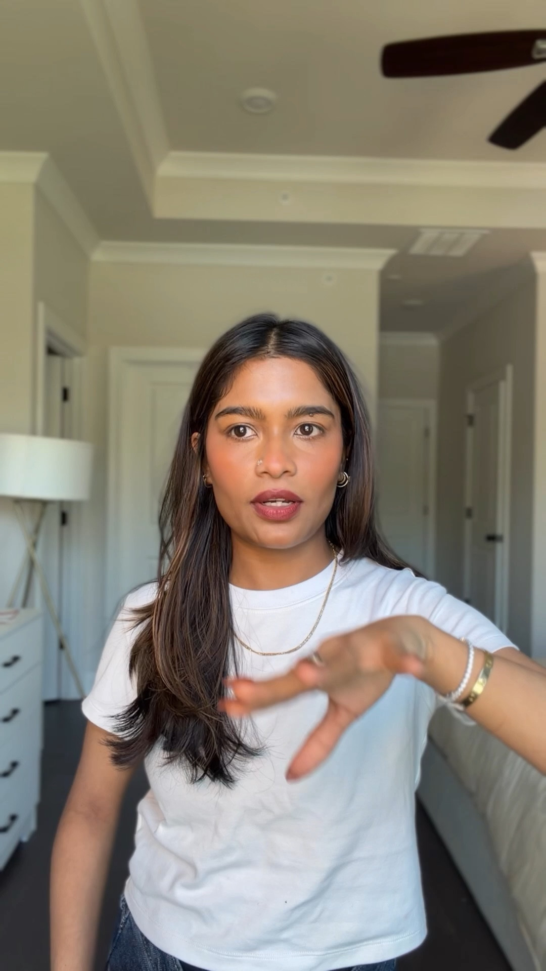 Basic slimming semi cropped tees on sale at Abercrombie. Petite + short torso friendly. 

I am size 32c/d and wear small. 

#LTKPetite #LTKootd #LTKSaleAlert