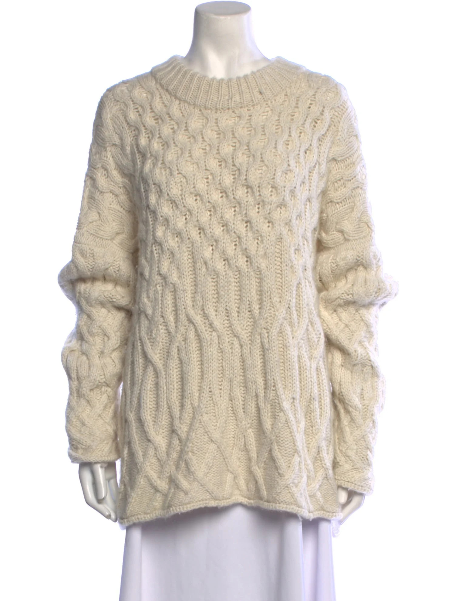 Alpaca Crew Neck Sweater | The RealReal