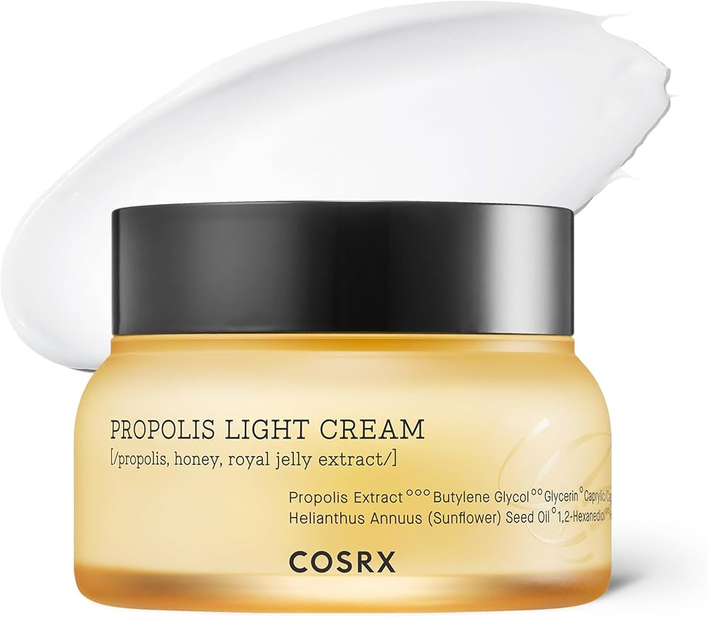 COSRX Full Fit Propolis Light Cream, 2.19 Fl.oz / 65ml, Propolis 64.5%, Hydrating Daily Day and N... | Amazon (US)