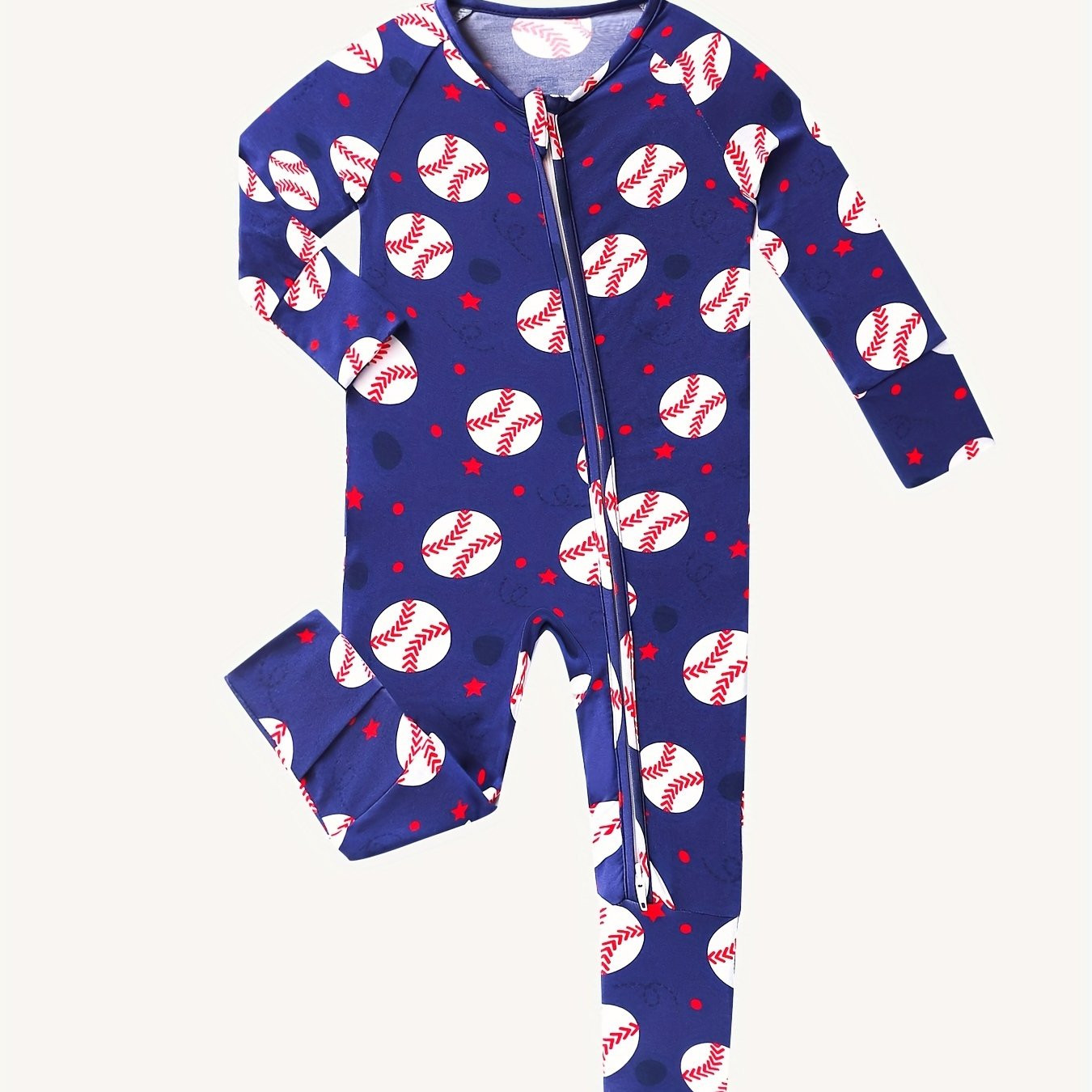 Infant Bamboo Fiber Soft Breathable Baseball Stars Print - Temu | Temu Affiliate Program