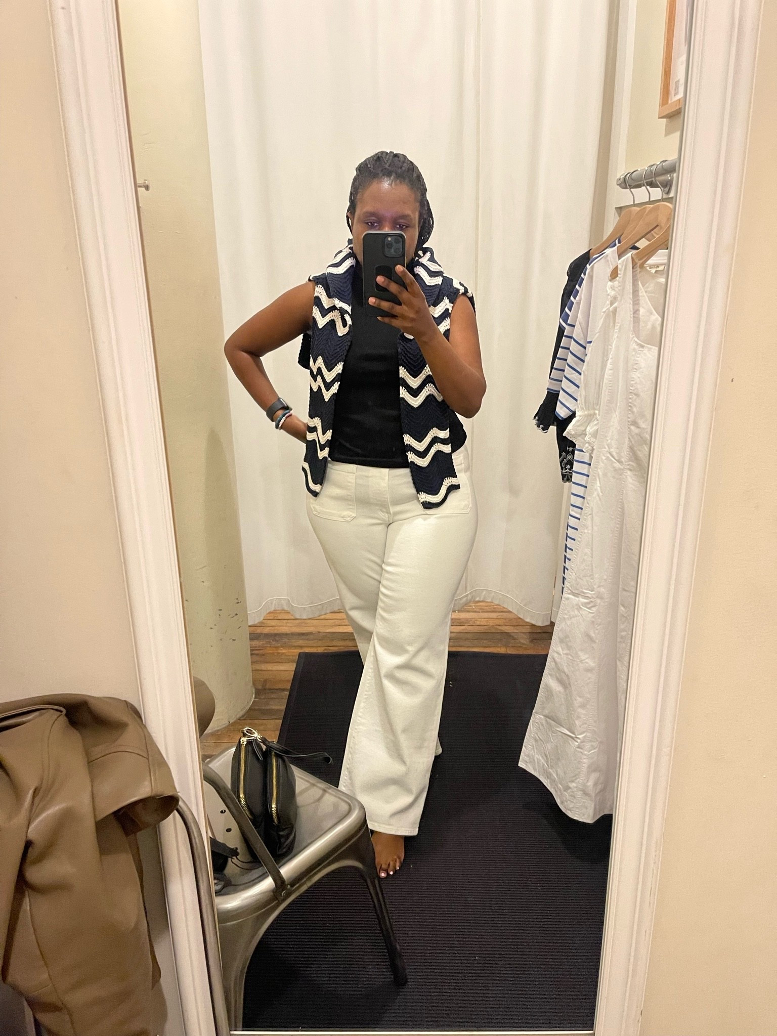 SecretsofYve: this outfit makes me feel incredible.. I paired white jeans with a black tank and a sweater draped over my shoulder.  @Madewell 
#Secretsofyve #ltkgiftguide
Always humbled & thankful to have you here.. New posts daily at 3pm & 4:15pm EST. 
CEO: PATESI Global & PATESIfoundation.org
@secretsofyve : where beautiful meets practical, comfy meets style, affordable meets glam with a splash of splurge every now and then. I do LOVE a good sale and combining codes! #ltksalealert #ltku #ltkplussize #ltkmidsize #ltkover40 #ltkpetite #ltkvlog #ltktravel #ltkbump #ltktall #ltkootd #ltkstorytime #ltkmomlife 
#ltkdayinmylife secretsofyve

#LTKSeasonal #LTKWorkwear #LTKWedding