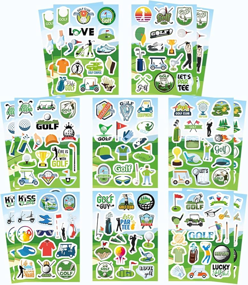 256PCS Golf Stickers, Sport Golf Decals Stickers, Golfing Stickers, Funny Golf Gifts for Kids Men... | Amazon (US)