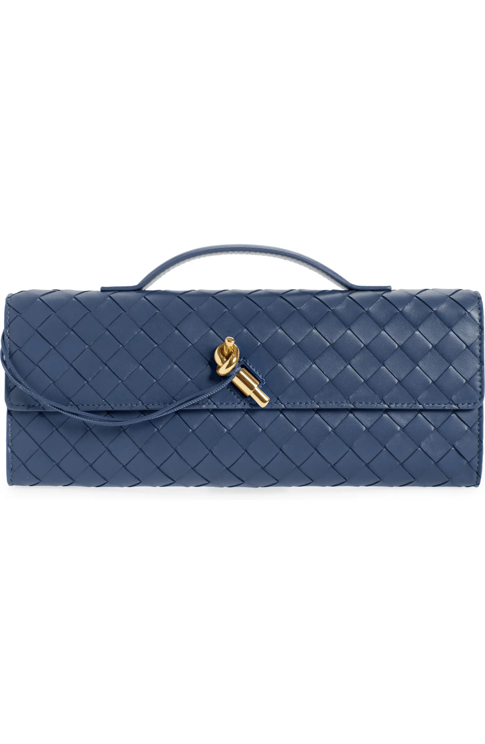 Long Andiamo Intrecciato Clutch Bag | Nordstrom